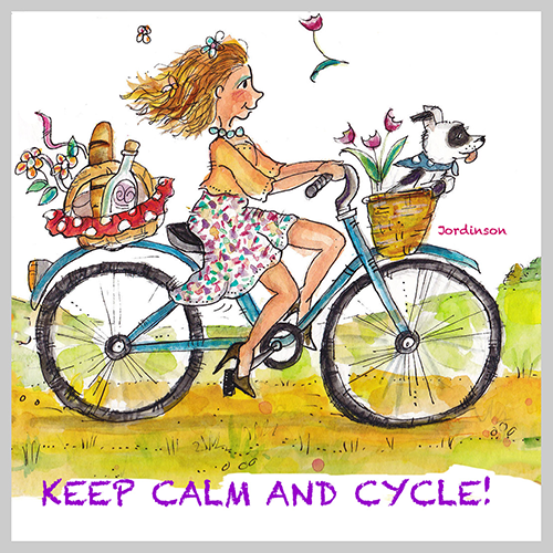 Keep Calm Ride and Cycle