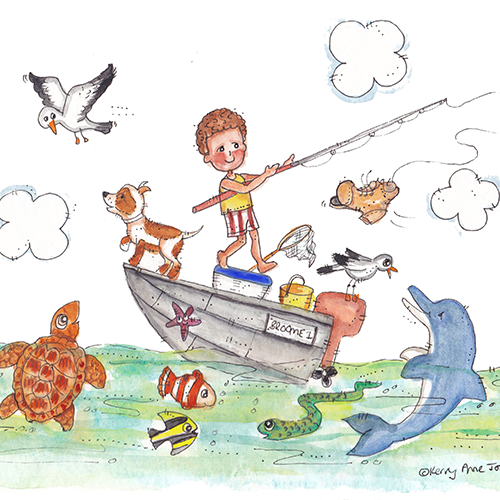 Little Fisherman Card